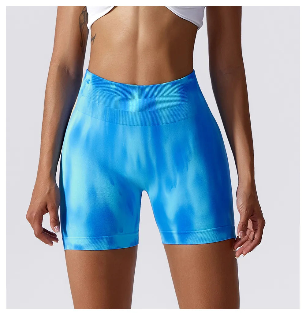 Ennzoo Seamless Lift Shorts – Tie-Dye Edition