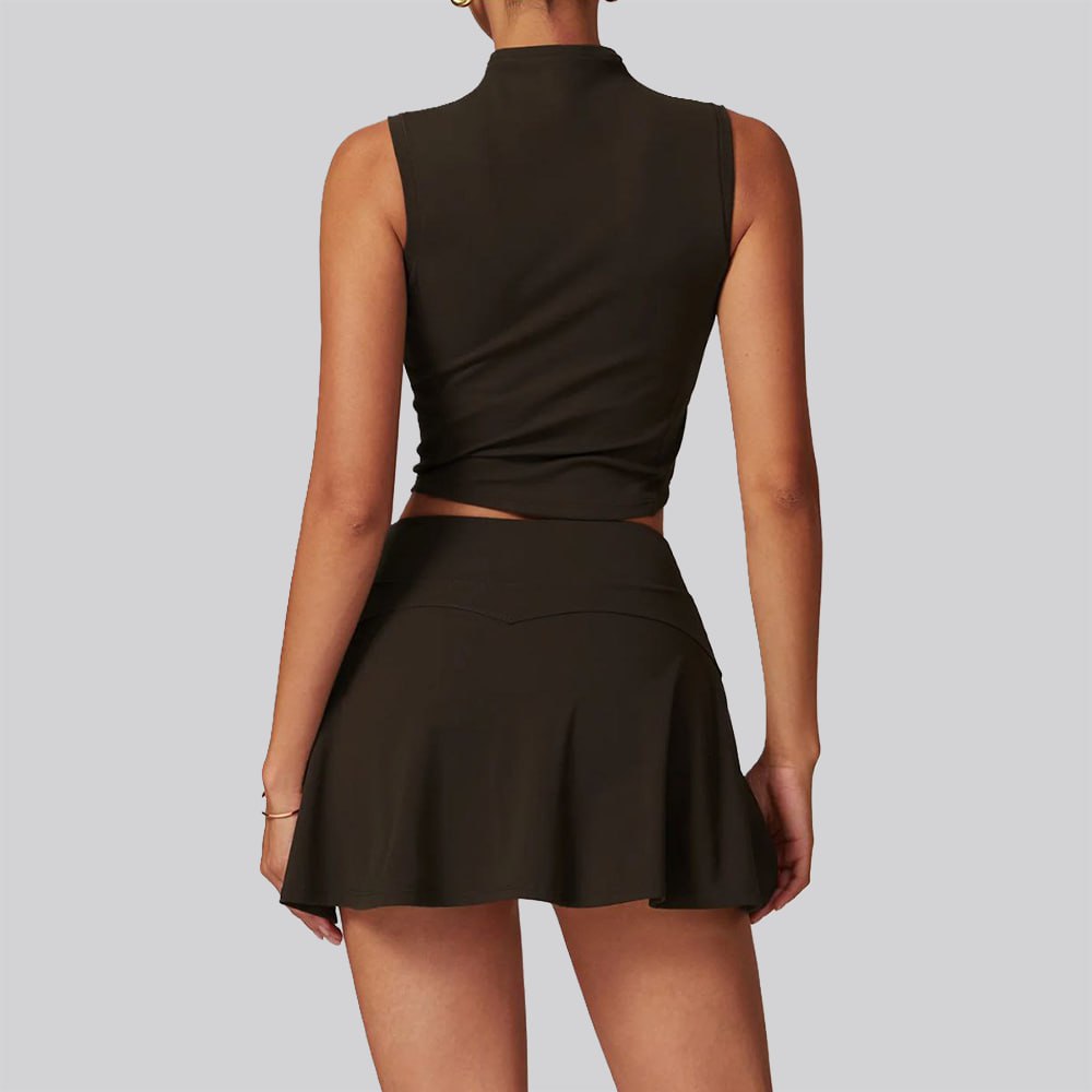 ENNZOO Padded Running Sports Top