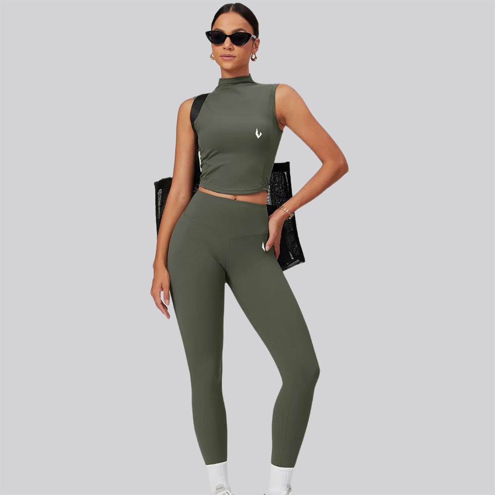 ENNZOO Padded Running Sports Top