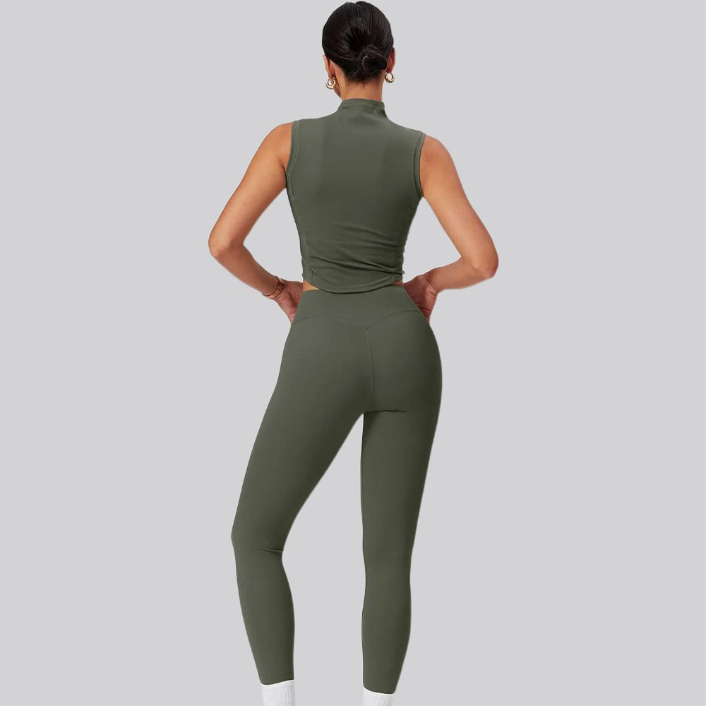 ENNZOO Padded Running Sports Top