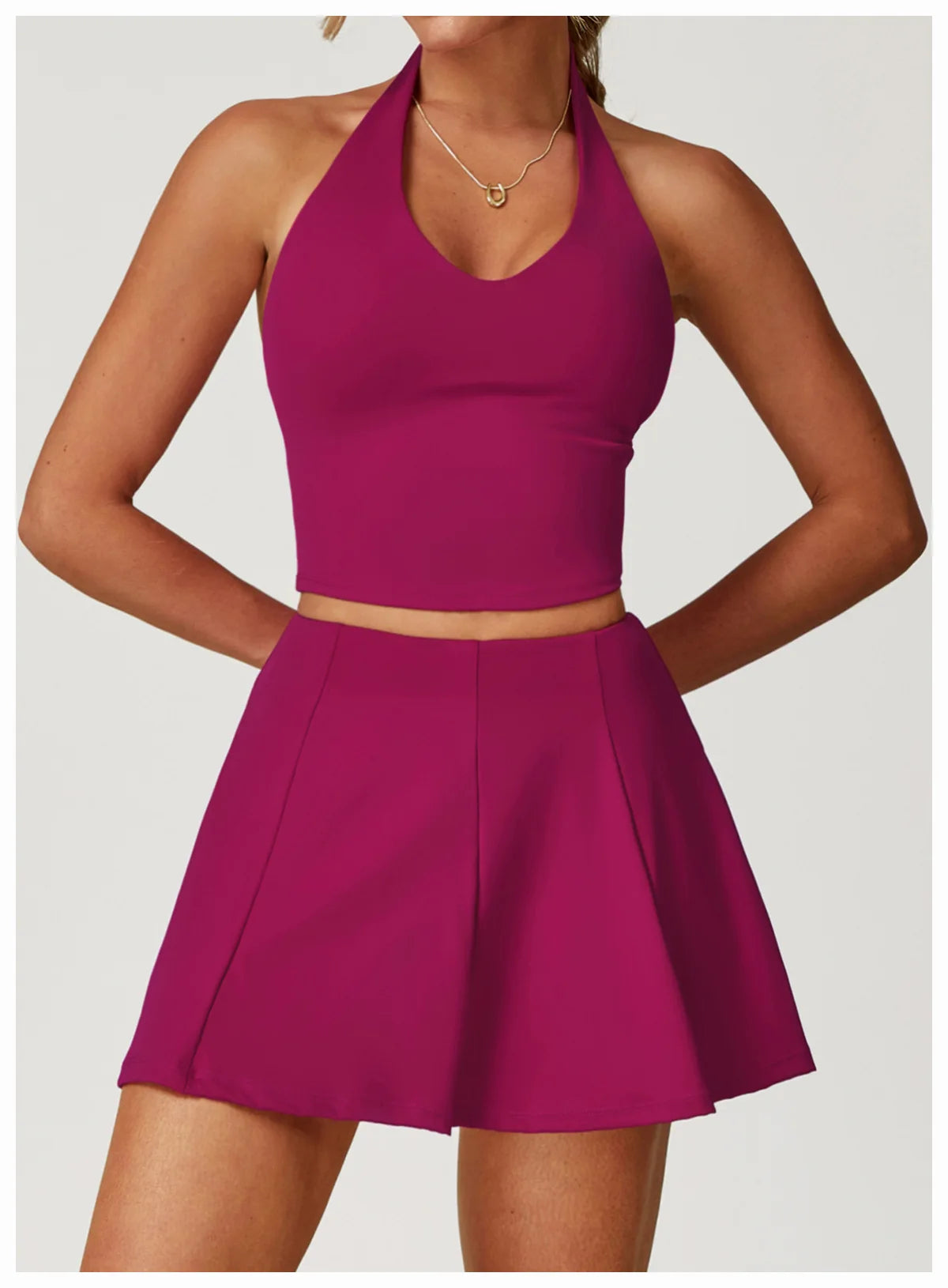 ENNZOO Halter Push-Up Top