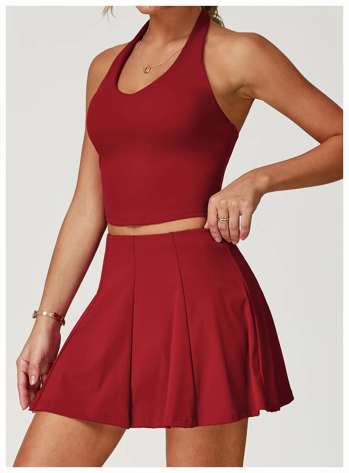 ENNZOO Halter Push-Up Top