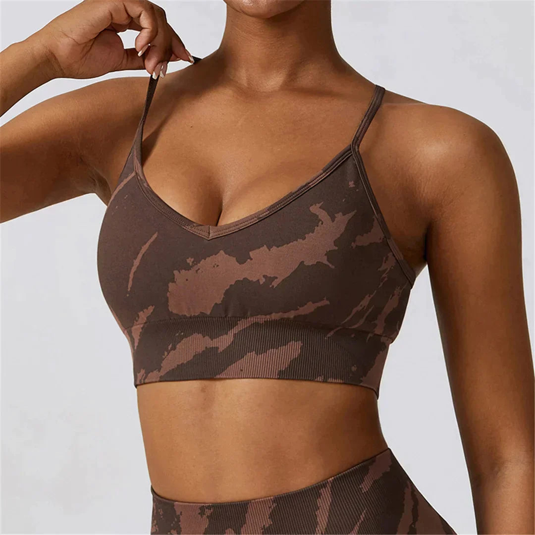 Zoorie Tie Dye Snake Skin Bra