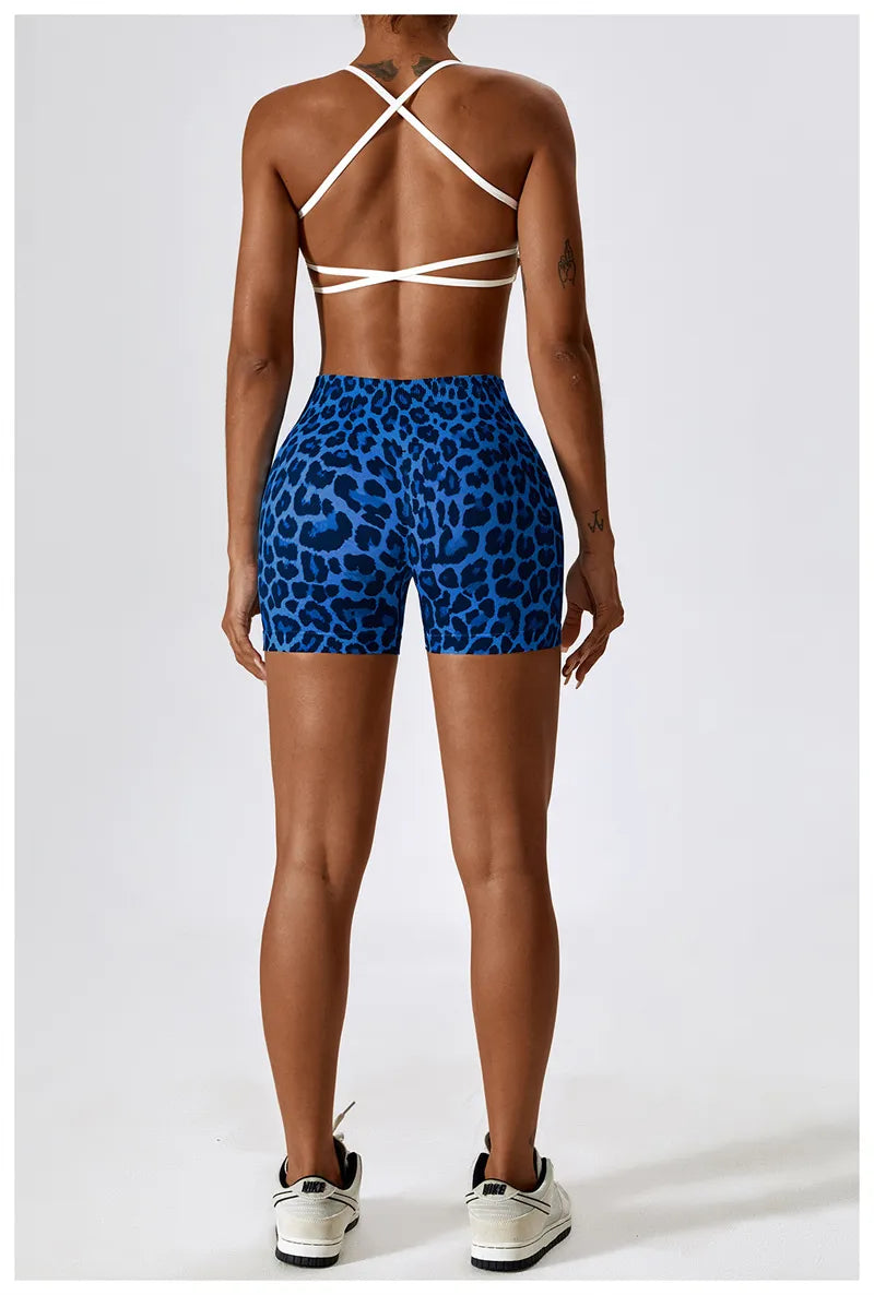 Zoorie Leopard Seamless Shorts