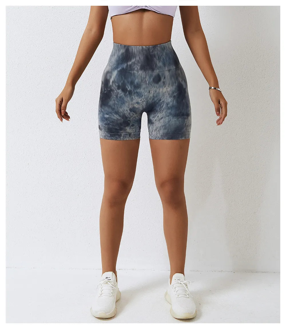 Zoorie Spilled Dye Curly Shorts