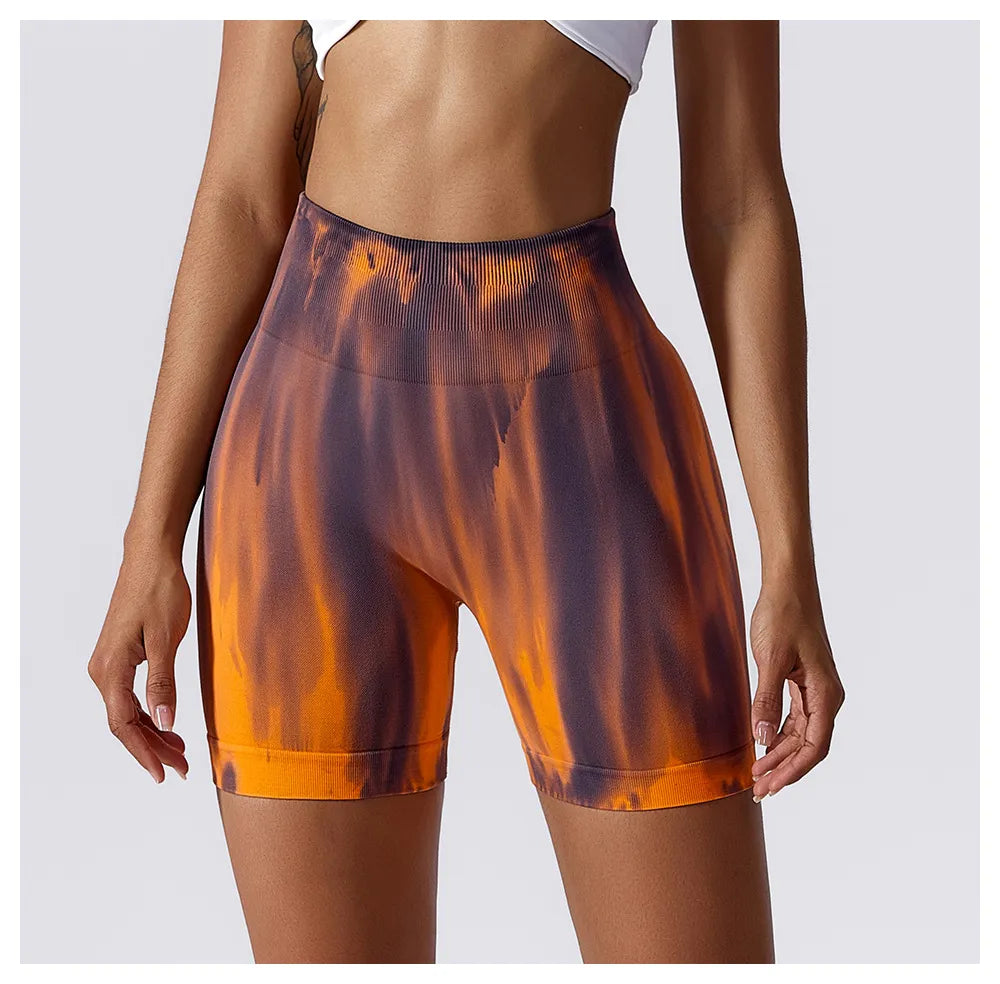 Zoorie Tie-Dye Buttt Lift Seamless Short
