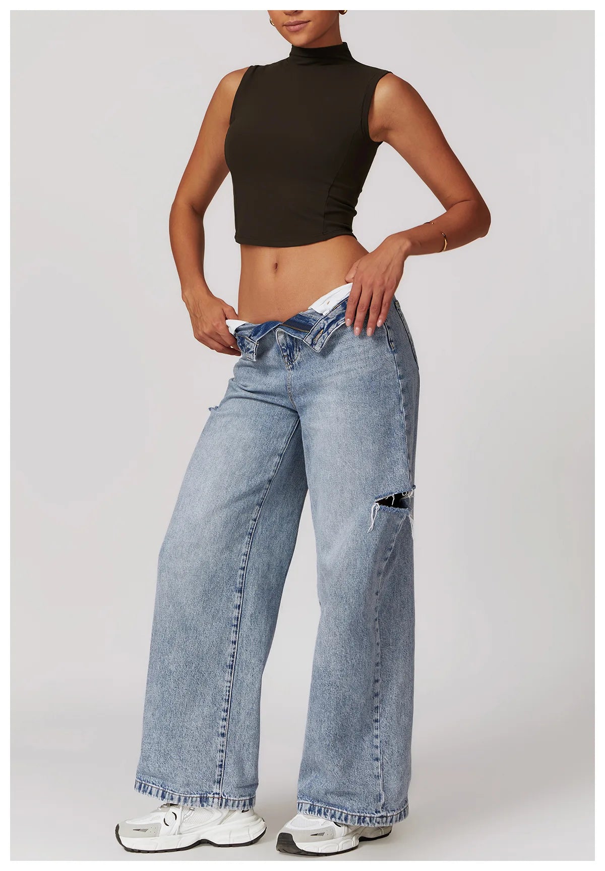 ENNZOO Padded Running Sports Top