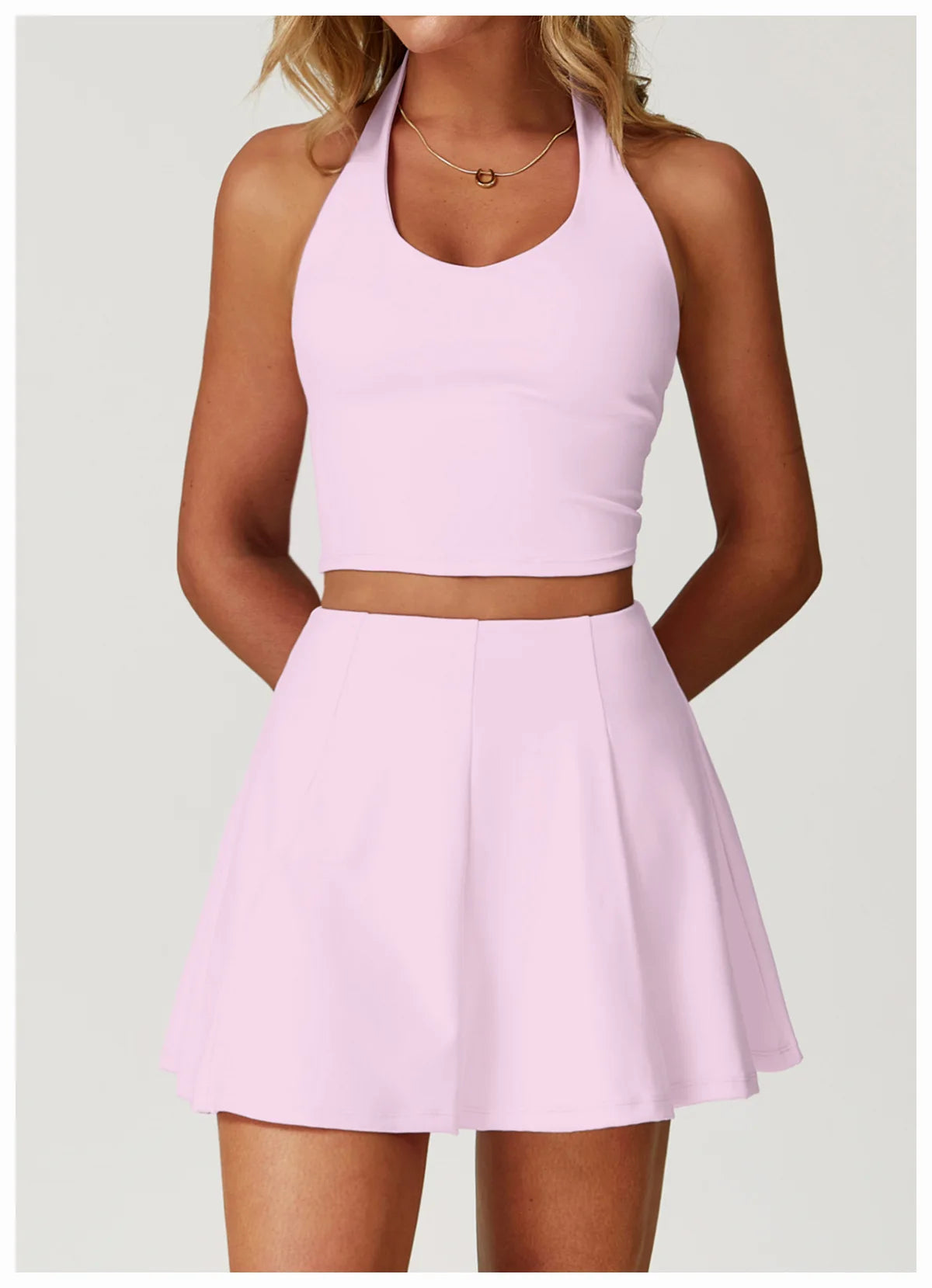 ENNZOO Halter Push-Up Top