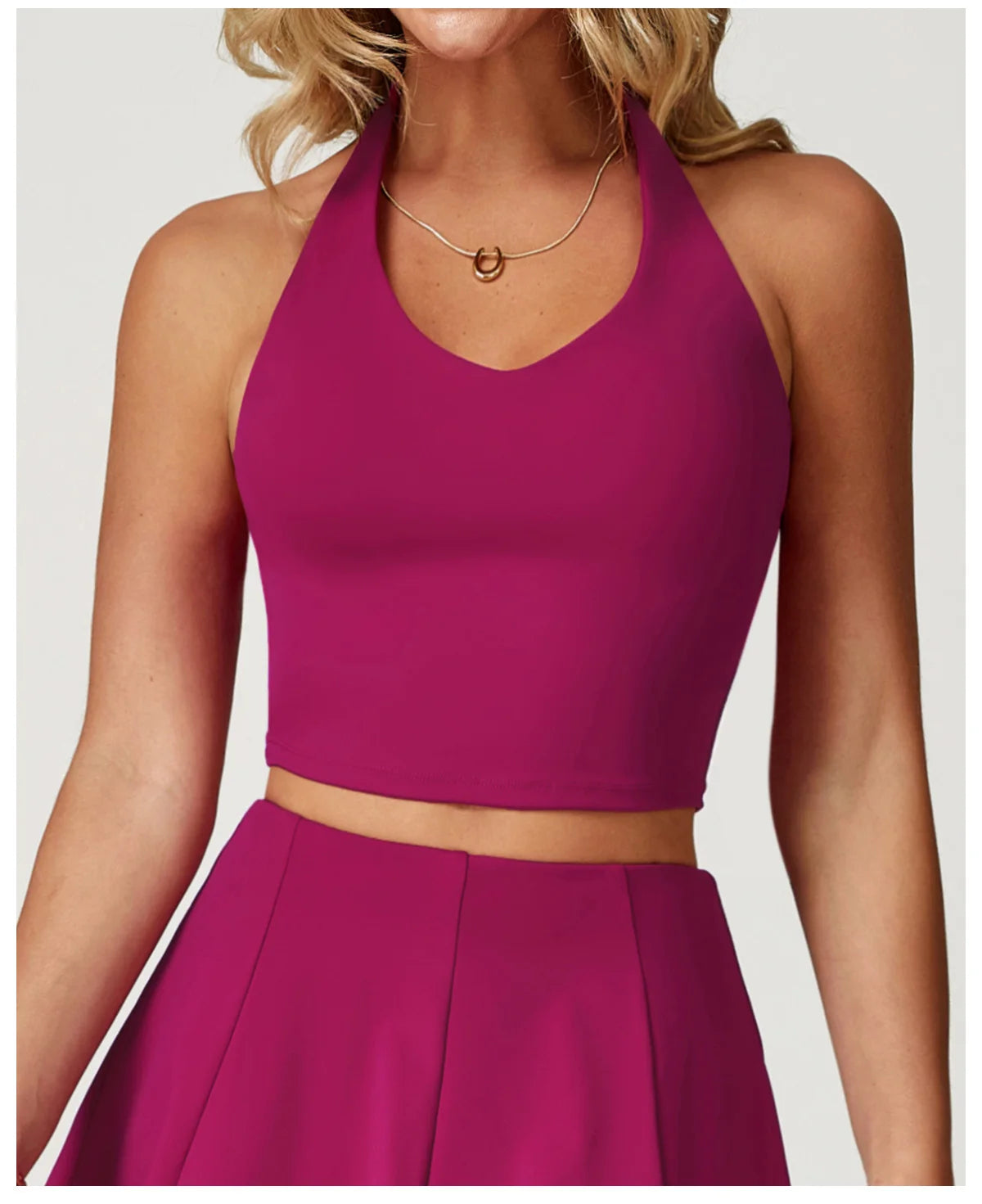 ENNZOO Halter Push-Up Top