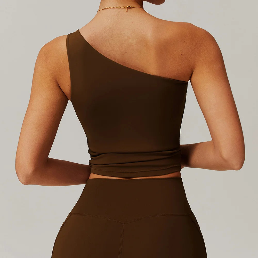 ENNZOO Asymmetric Sports Top