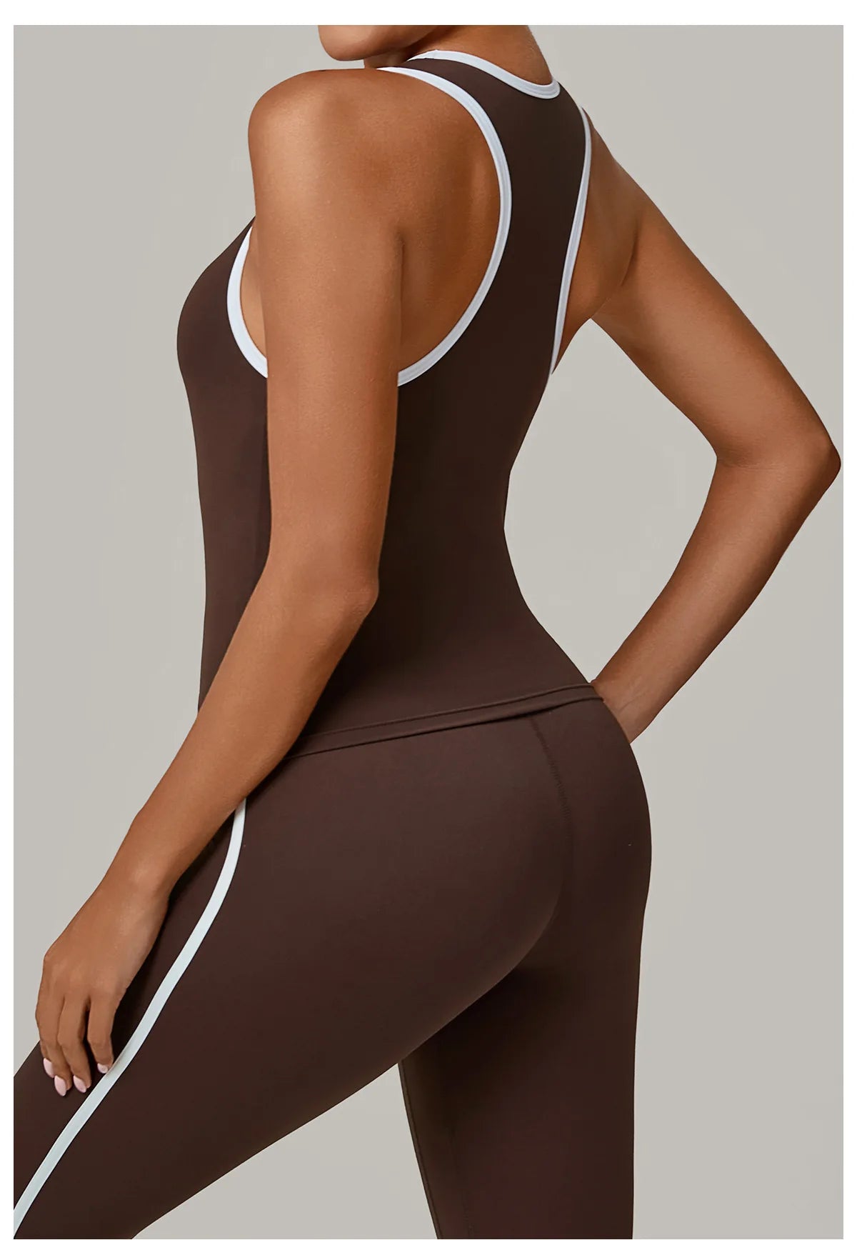 ENNZOO Open-Back Fitness Top