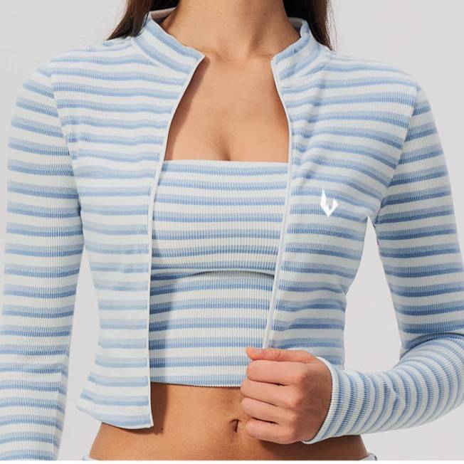 ENNZOO Stripe Motion Jacket