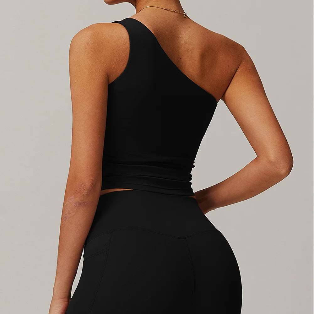 ENNZOO Asymmetric Sports Top