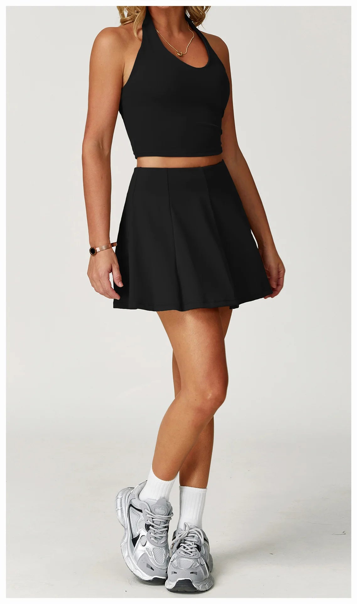 ENNZOO Pocketed Tennis Skirt