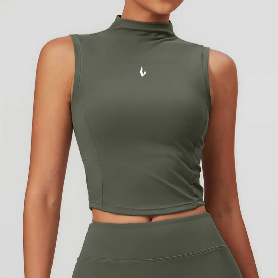 ENNZOO Padded Running Sports Top