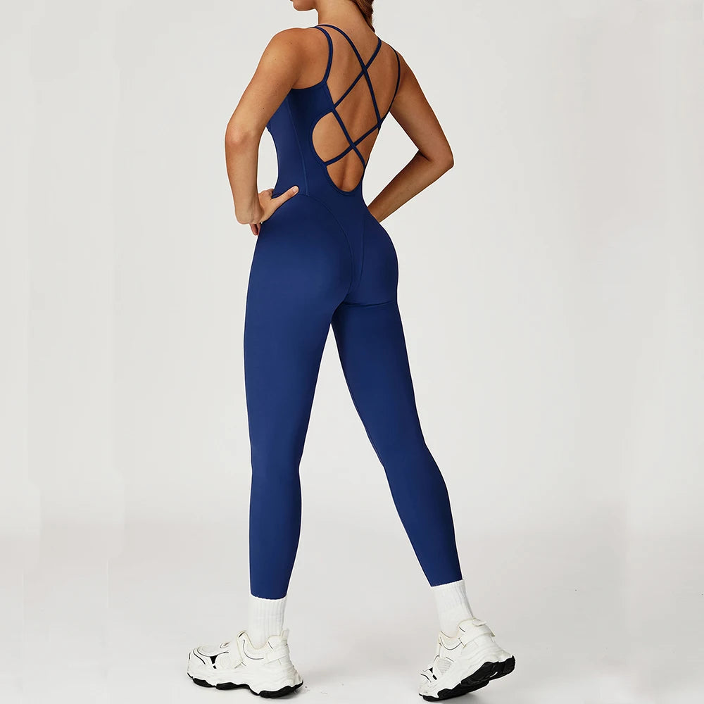 ENNZOO Cross Back Jumpsuit