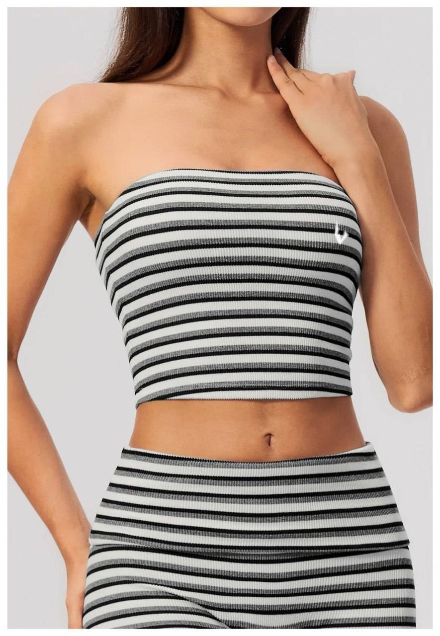 ENNZOO Stripe Motion Top