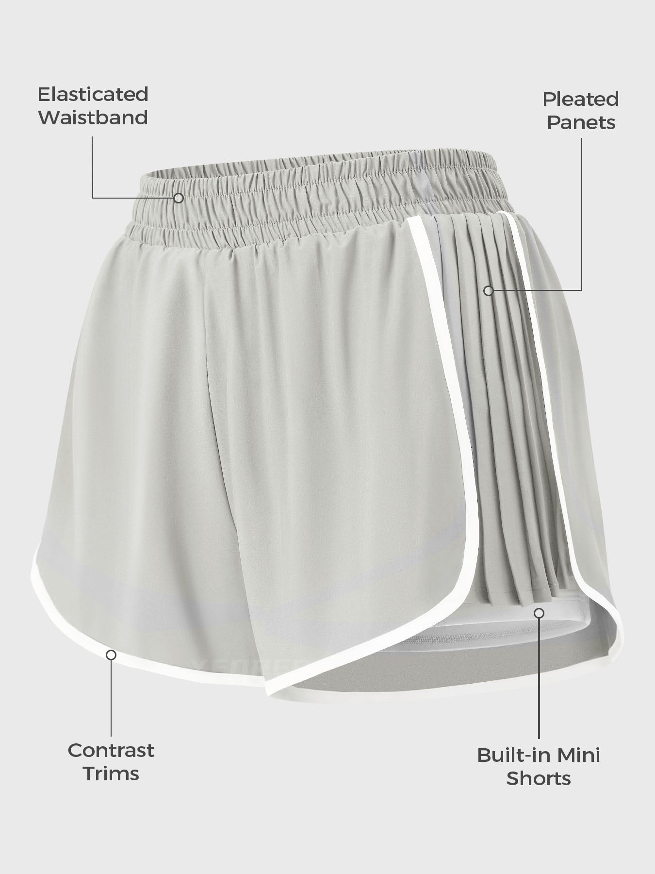 Yeoreo Skylari Pleated Mini Skorts