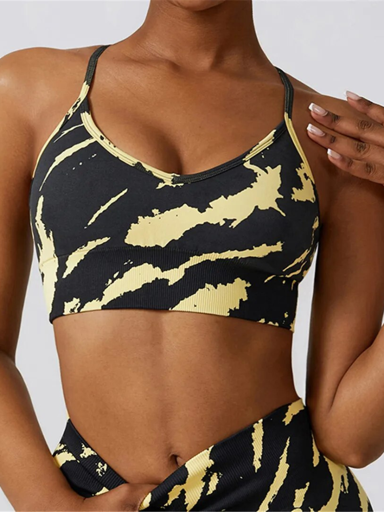 Ennzoo Tie Dye Snake Skin Bra