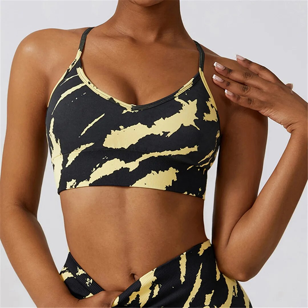 Ennzoo Tie Dye Snake Skin Bra