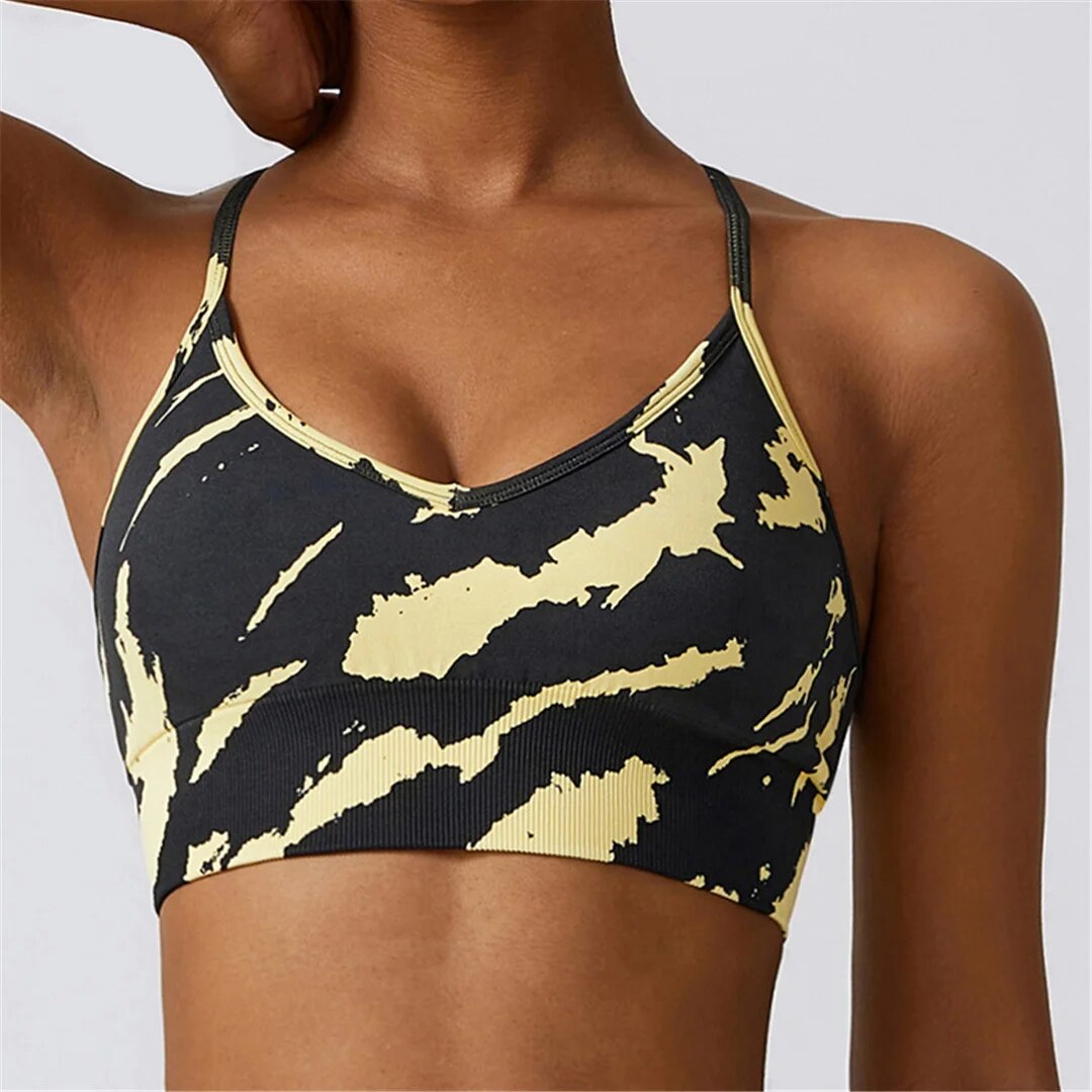 Ennzoo Tie Dye Snake Skin Bra