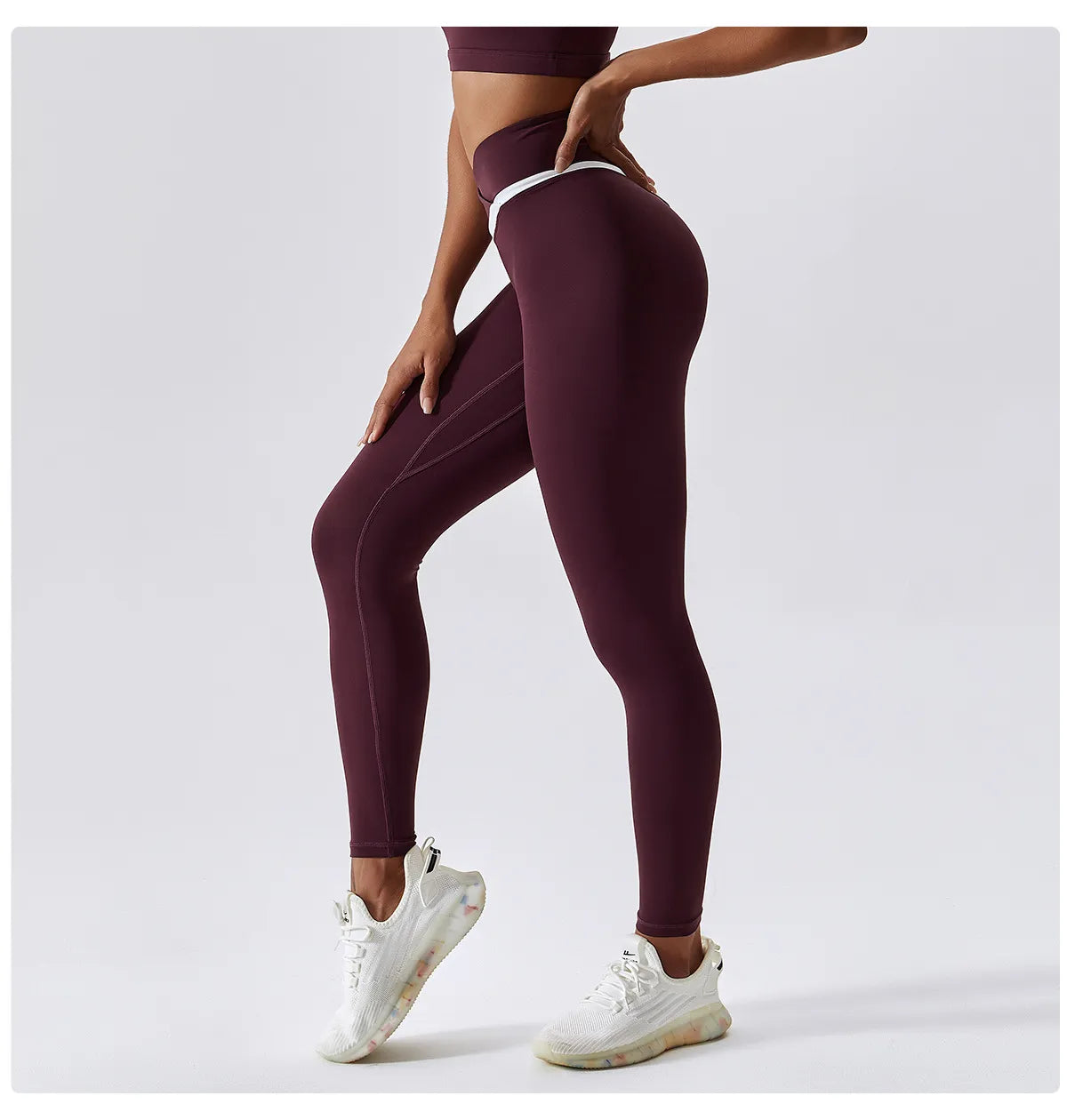Ennzoo V Cut High Waist Leggings