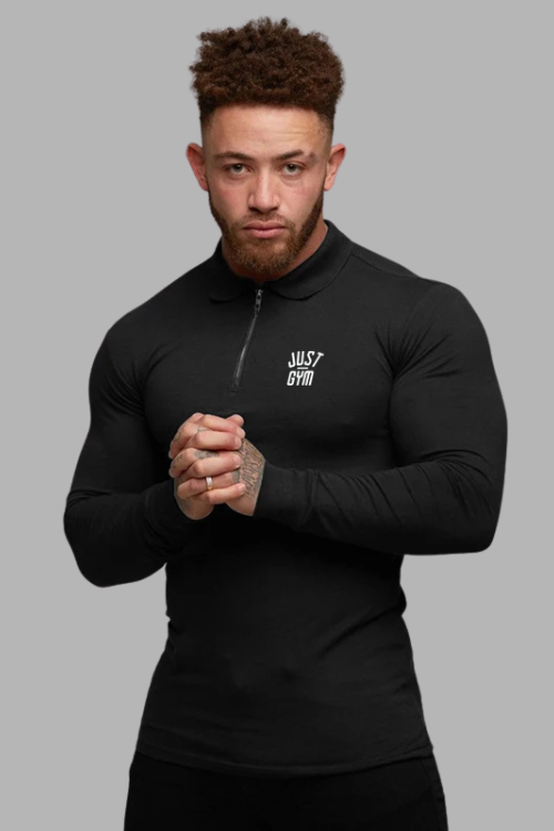 Zoore Zippered Polo Shirts