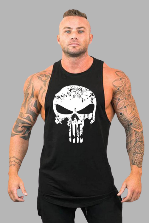 Zoorie New Skull Printed Tank Top