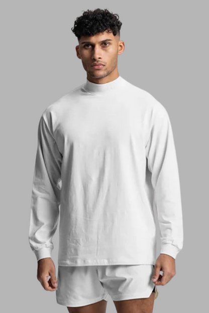 Zoorie Turtleneck Dropped Shoulder T Shirt