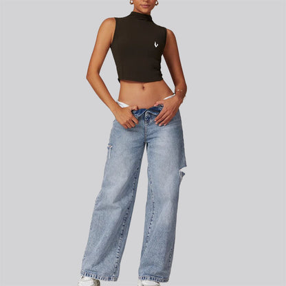 ENNZOO Padded Running Sports Top