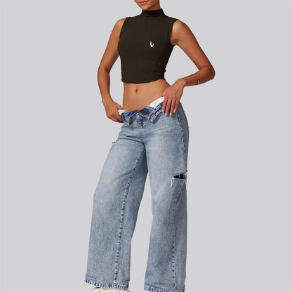 ENNZOO Padded Running Sports Top