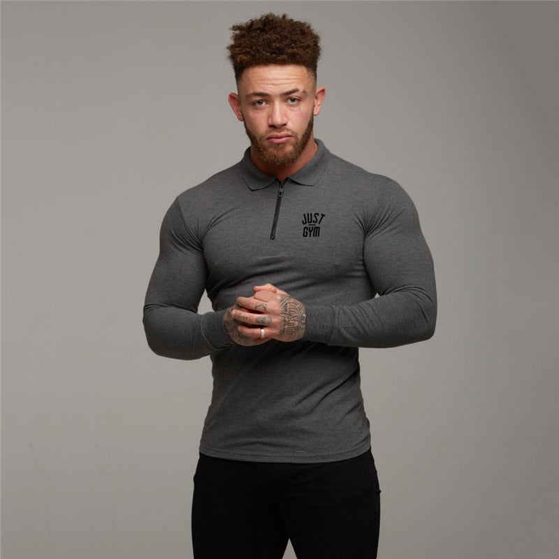 Zoore Zippered Polo Shirts