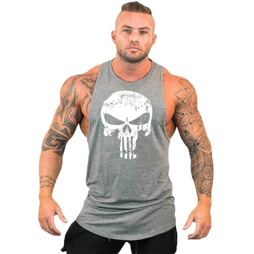 Zoorie New Skull Printed Tank Top