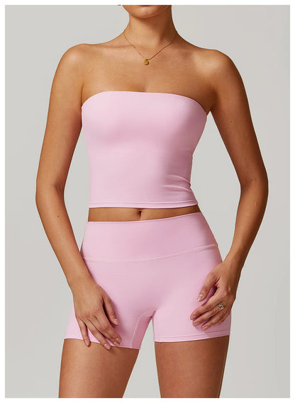 ENNZOO Sexy Strapless Sports Top