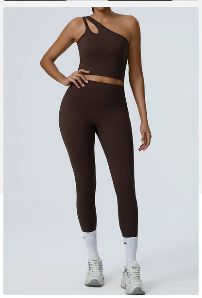 ENNZOO One-Shoulder Sports Bra