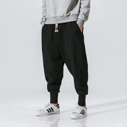 Zoorie Cotton Linen Harem Pants