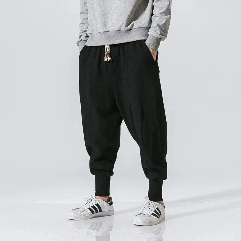 Zoorie Cotton Linen Harem Pants