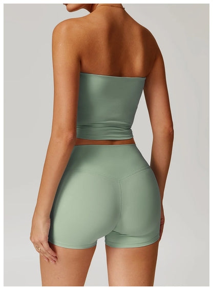 ENNZOO Sexy Strapless Sports Top