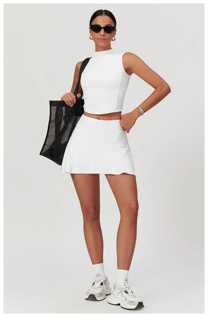 ENNZOO Padded Running Sports Top