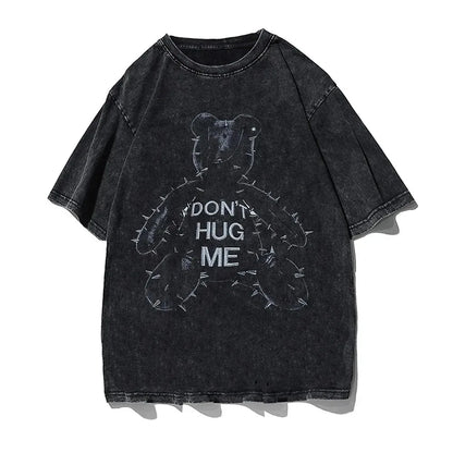 Zoorie Skull Letter Print T Shirts