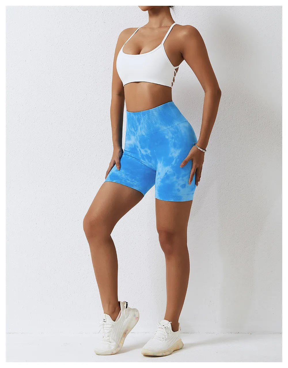 Zoorie Spilled Dye Curly Shorts