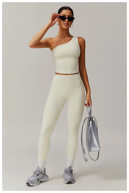 ENNZOO Asymmetric Sports Top