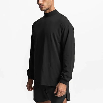 Zoorie Turtleneck Dropped Shoulder T Shirt