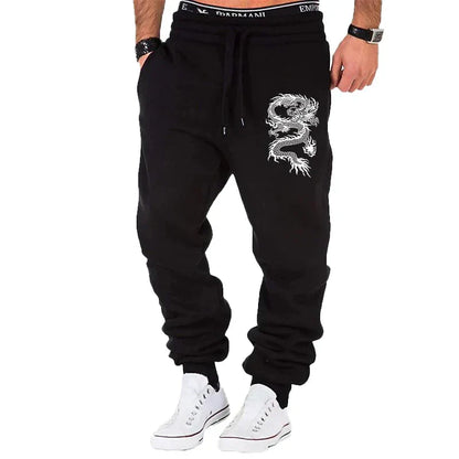 Zoorie Casual Dragon Printed Pants