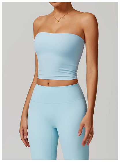 ENNZOO Sexy Strapless Sports Top