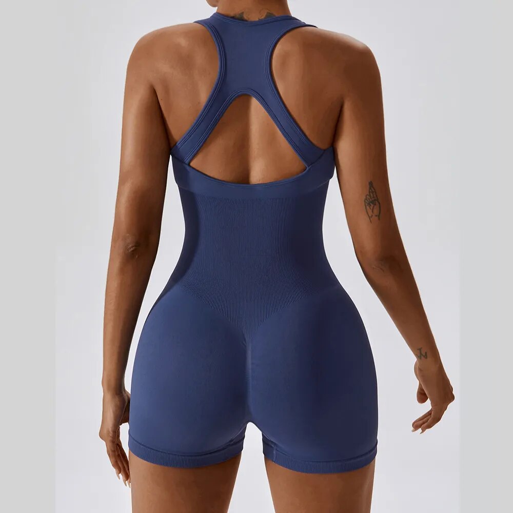 Zoorie U-Neack Backless Romper