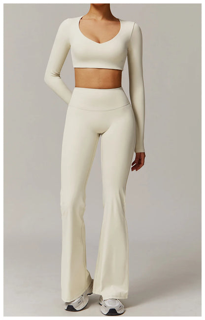 Ennzoo Flared Sculpt Yoga Leggings