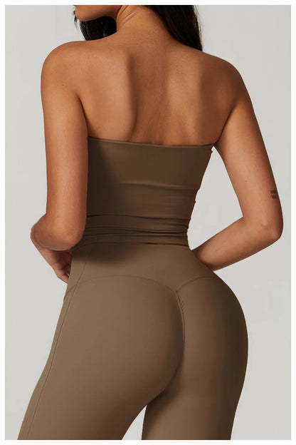 ENNZOO Sexy Strapless Sports Top