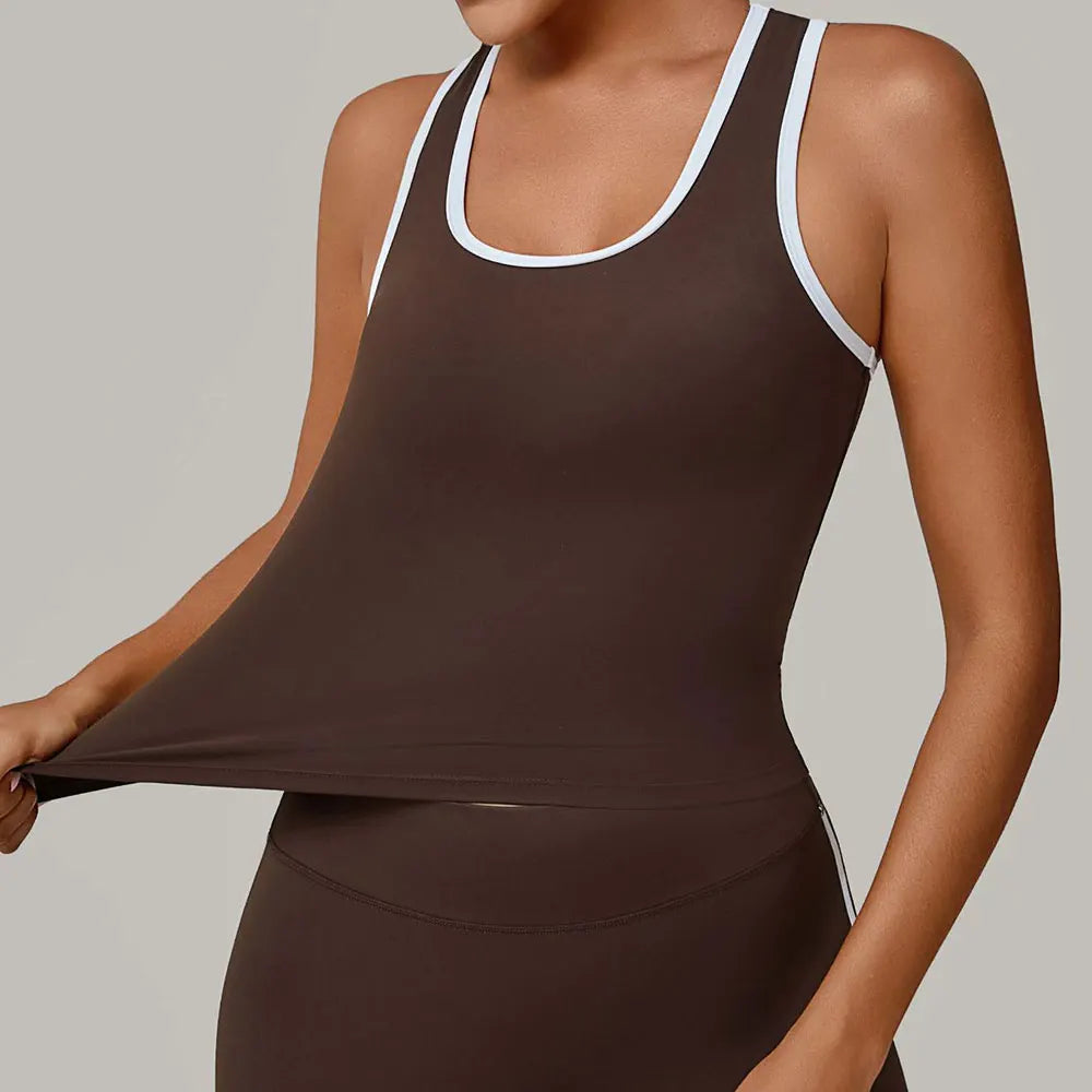 ENNZOO Open-Back Fitness Top