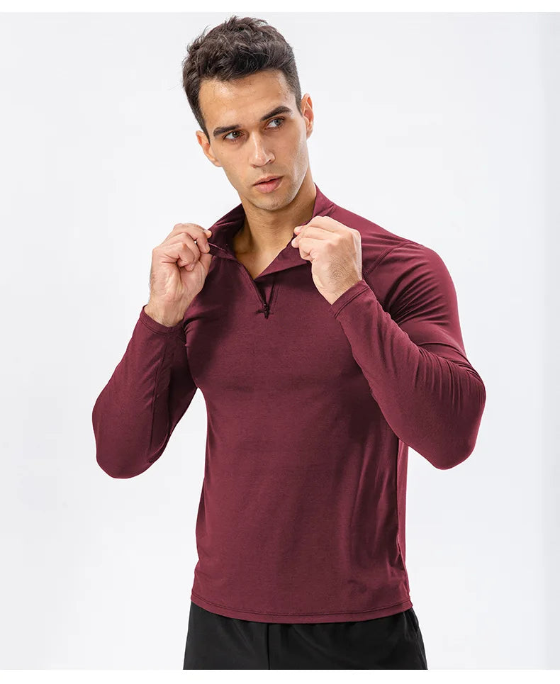 Zoorie Half-Zipper Slim-Fit Sweatshirt